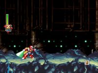 une photo d'Ã©cran de Mega Man X-6 sur Sony Playstation